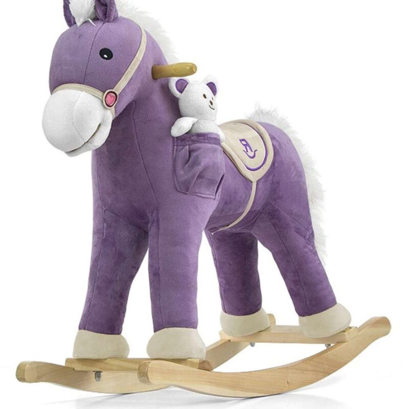 Hojdací koník s melódiou Milly Mally Pony fialový