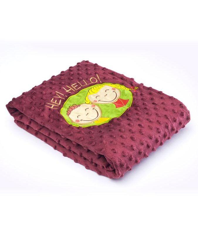 Detská obojstranná deka Sensillo Hey Hello 75x100 cm