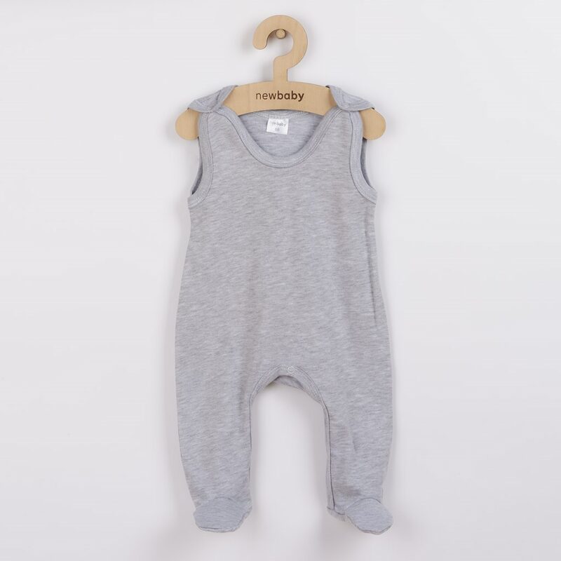 Dojčenské dupačky New Baby Classic II sivé