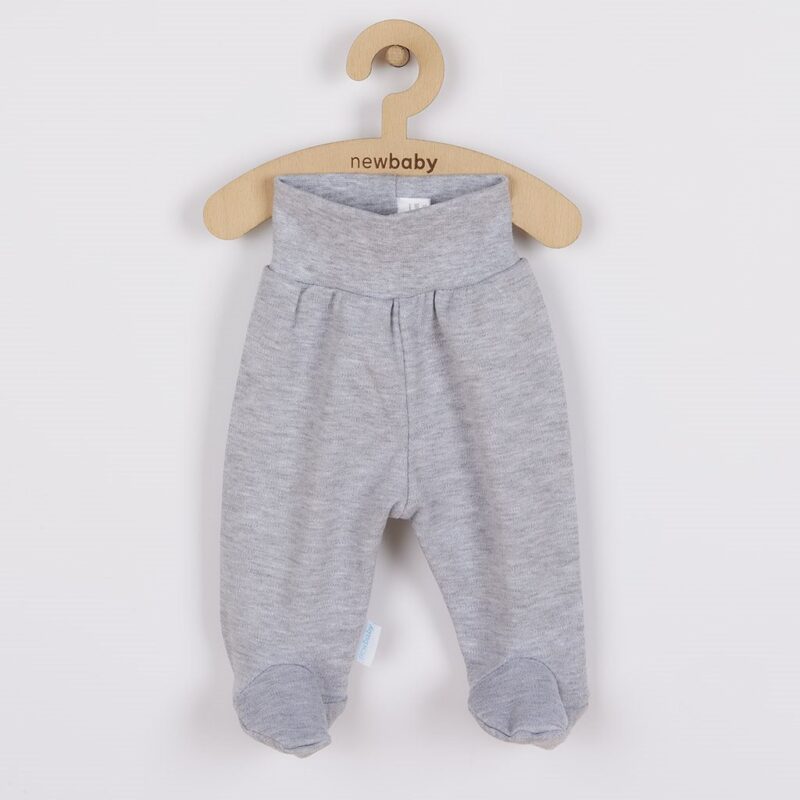 Dojčenské polodupačky New Baby Classic II sivé