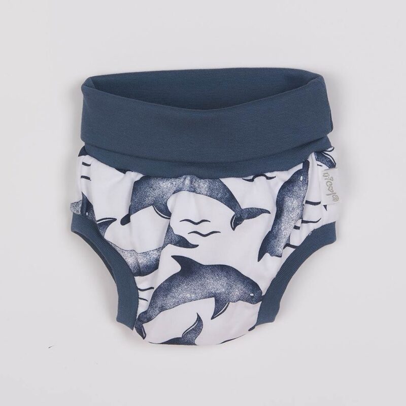 Dojčenské bavlnené kraťasy-bloomers Nicol Dolphin