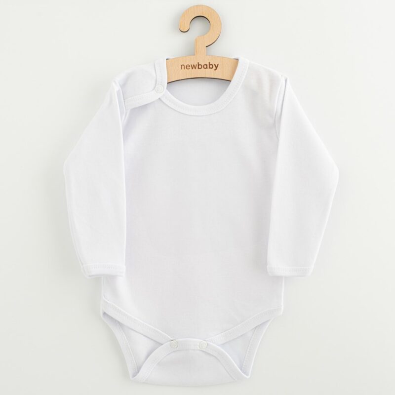 Body dlhý rukáv New Baby II - biele