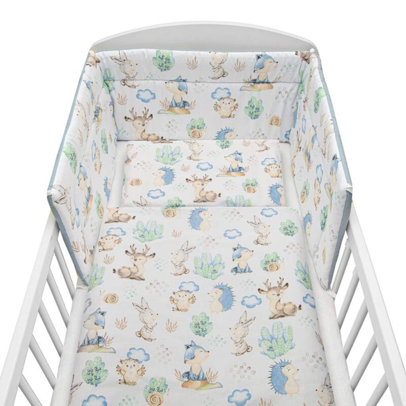 3-dielne posteľné obliečky New Baby 100/135 cm Ježko