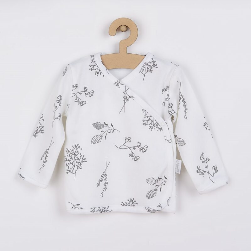 Dojčenská bavlněná košilka Nicol Ella biela