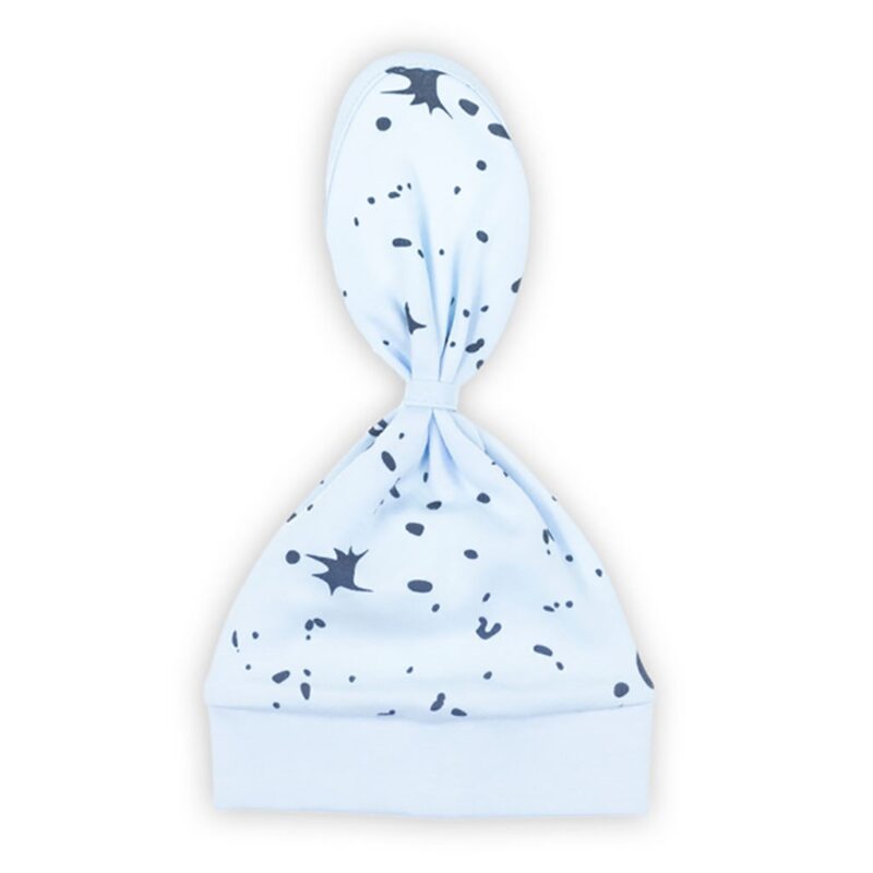 Dojčenská bavlnená čiapočka-šatka Nicol Max light