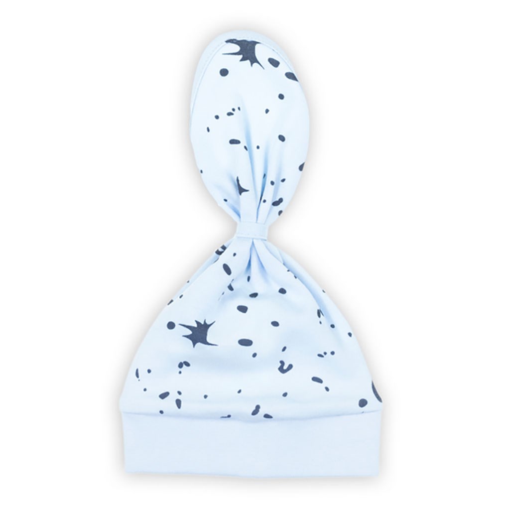 Dojčenská bavlnená čiapočka-šatka Nicol Max light