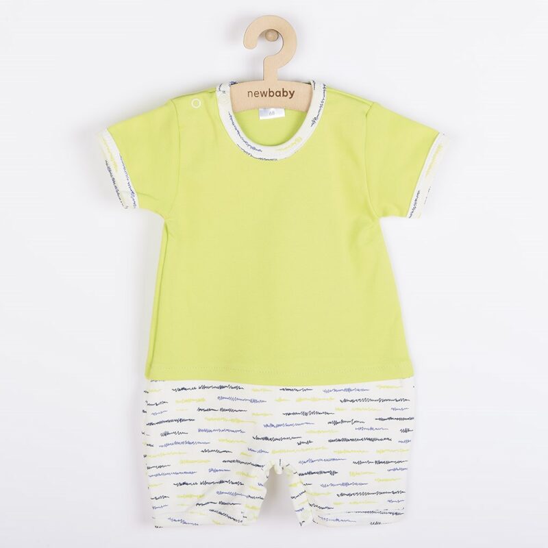 Dojčenský letný bavlnený overal New Baby Summertime chlapec