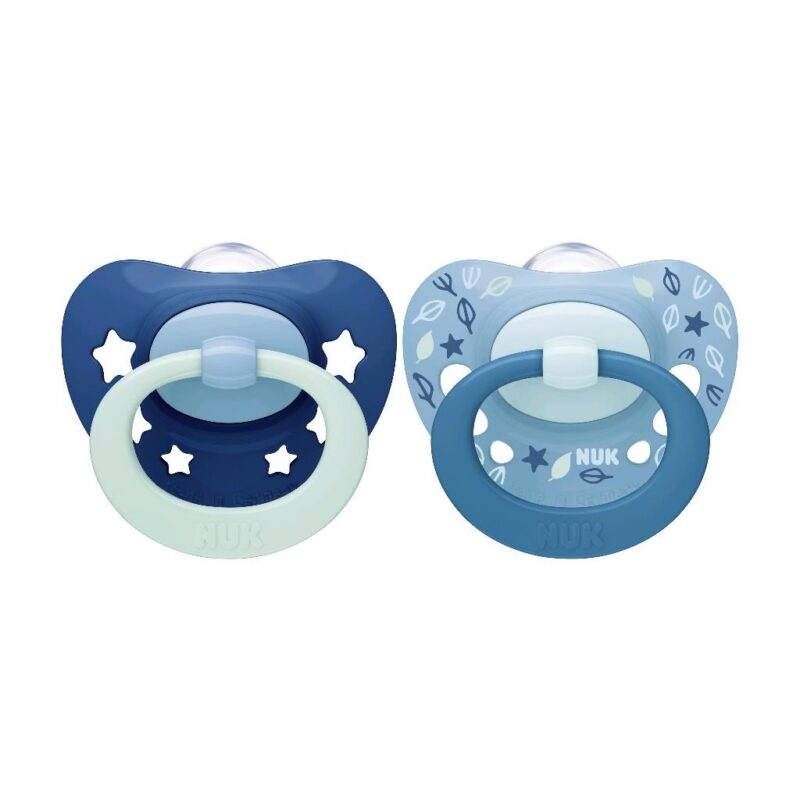 Dojčenský cumlík  NUK Signature 6-18m 2ks chlapec