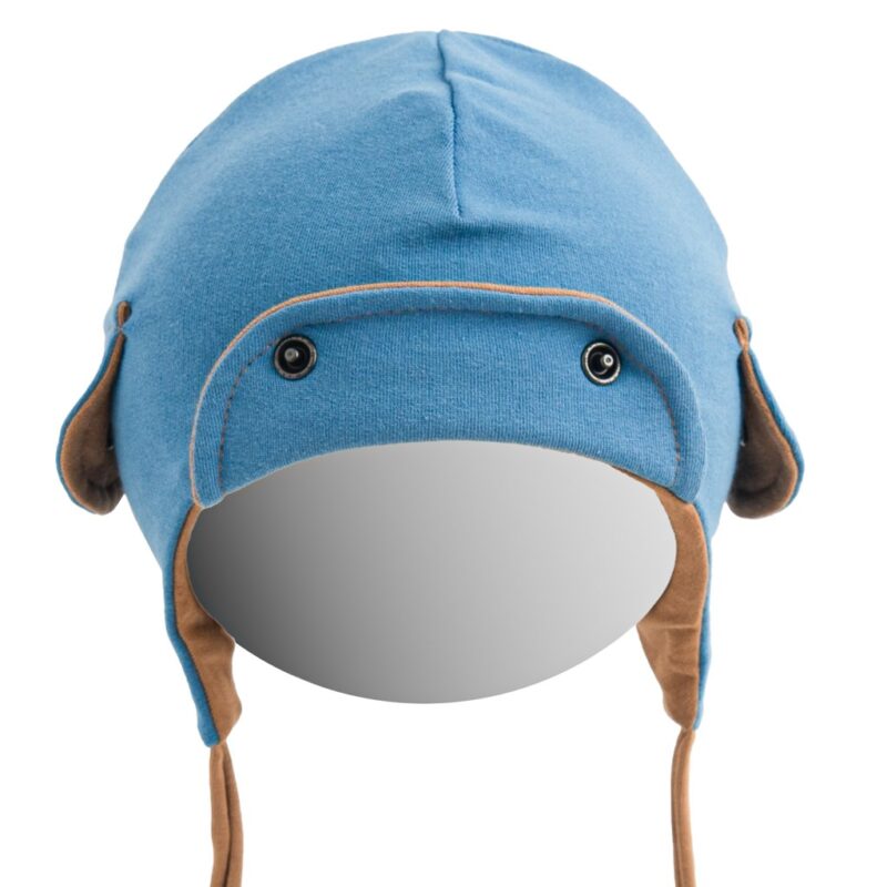 Jarná dojčenská čiapočka New Baby Special One modrá