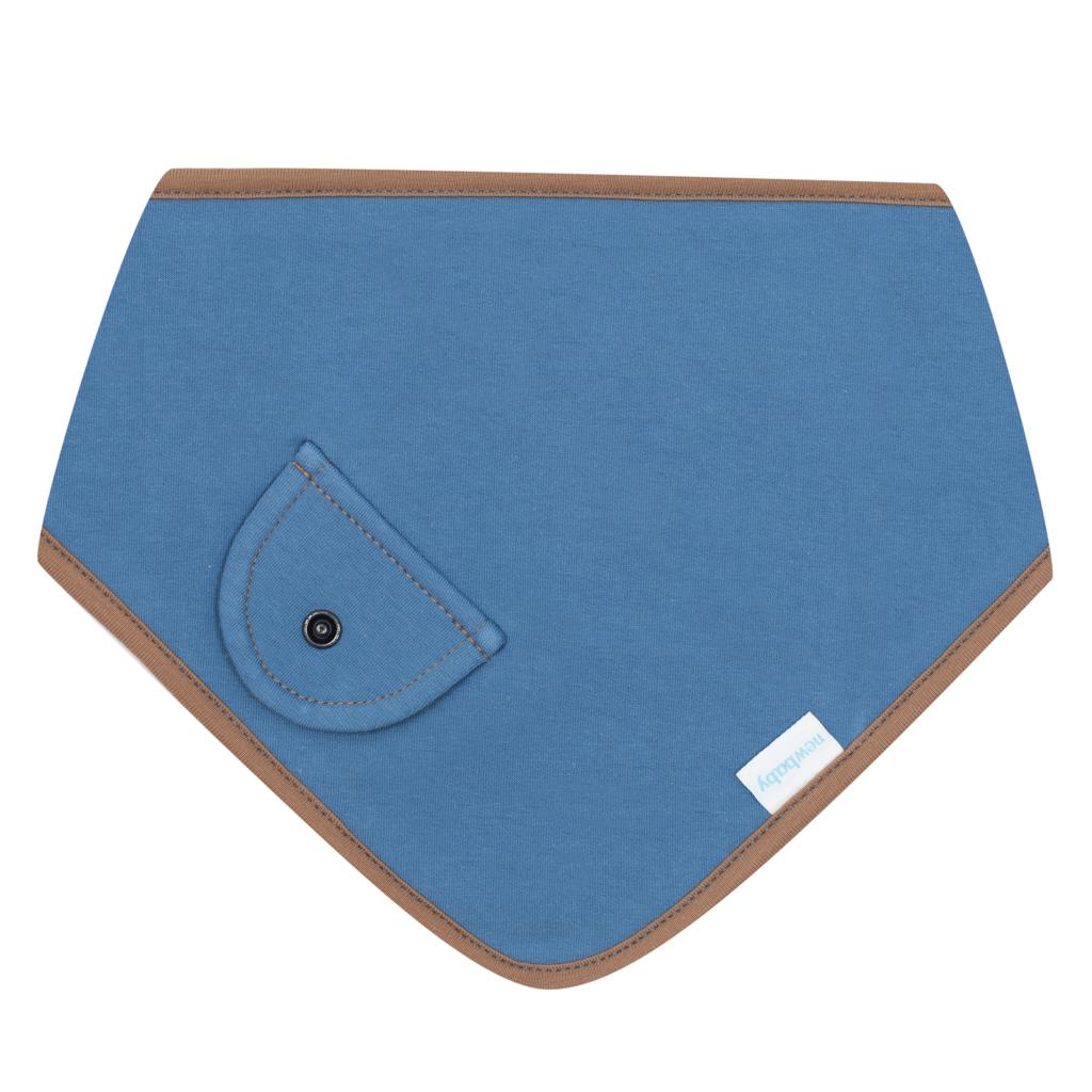 Jarná dojčenská šatka na krk New Baby Special One modrá, S