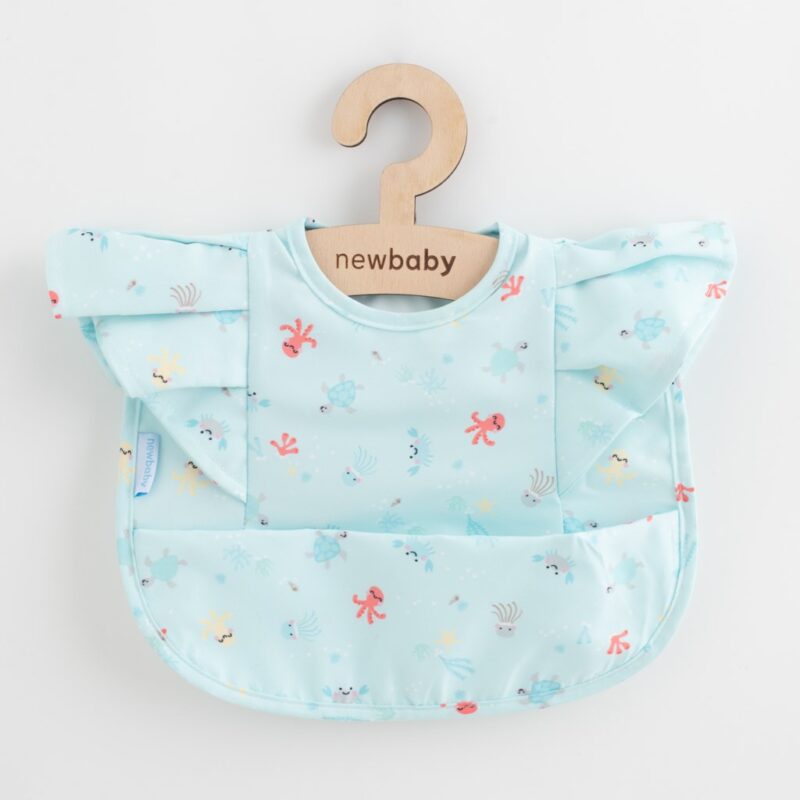 Luxusný podbradník New Baby 35x27 cm s volánikmi