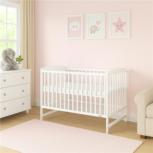 Detská postieľka New Baby LILLY biela