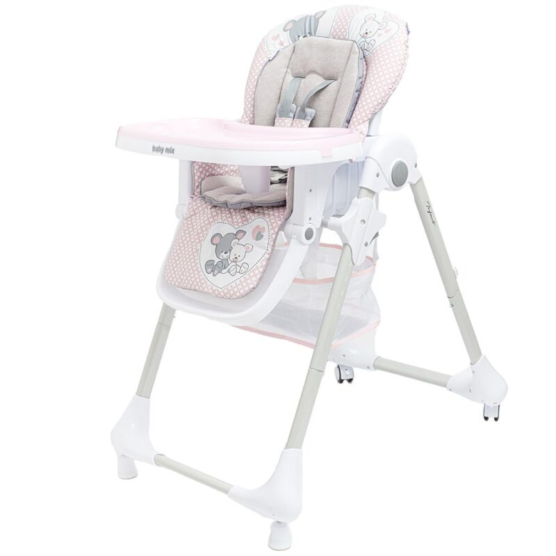 Jedálenská stolička Baby Mix Infant pink