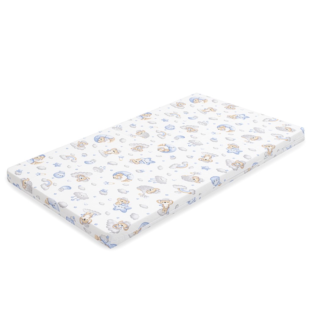 Detský penový matrac New Baby STANDARD 120x60x6 cm koala modrý