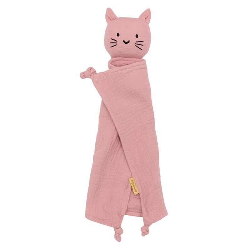 Mušelínový usínáčik New Baby Cat  pink