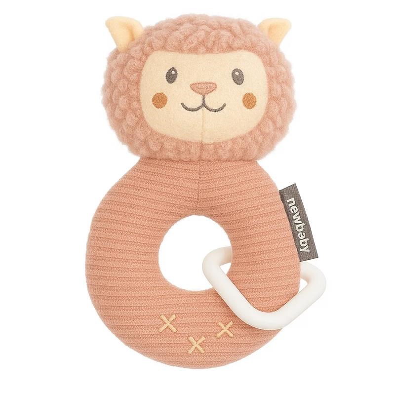Detská plyšová hrkálka New Baby Lama