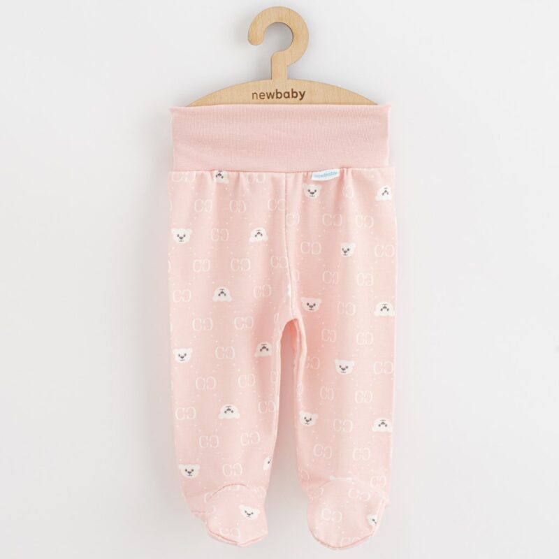 Dojčenské polodupačky New Baby Classic II medvedík biely