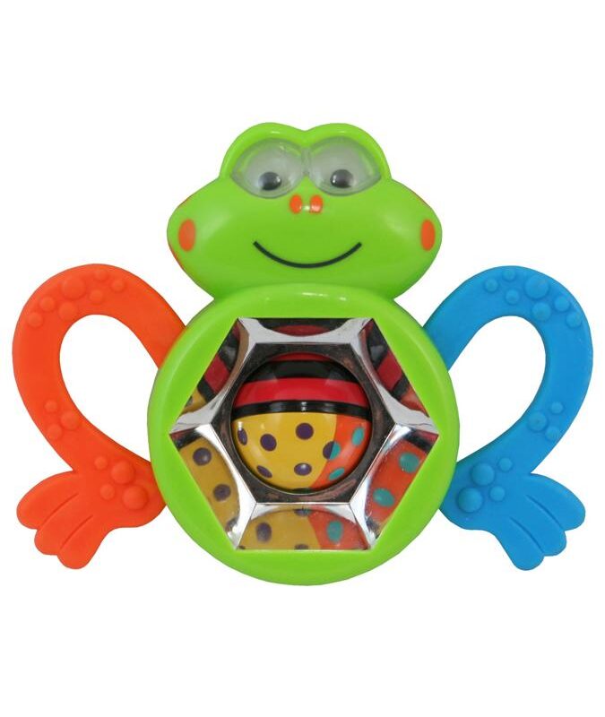 Detská hrkálka Baby Mix žabka