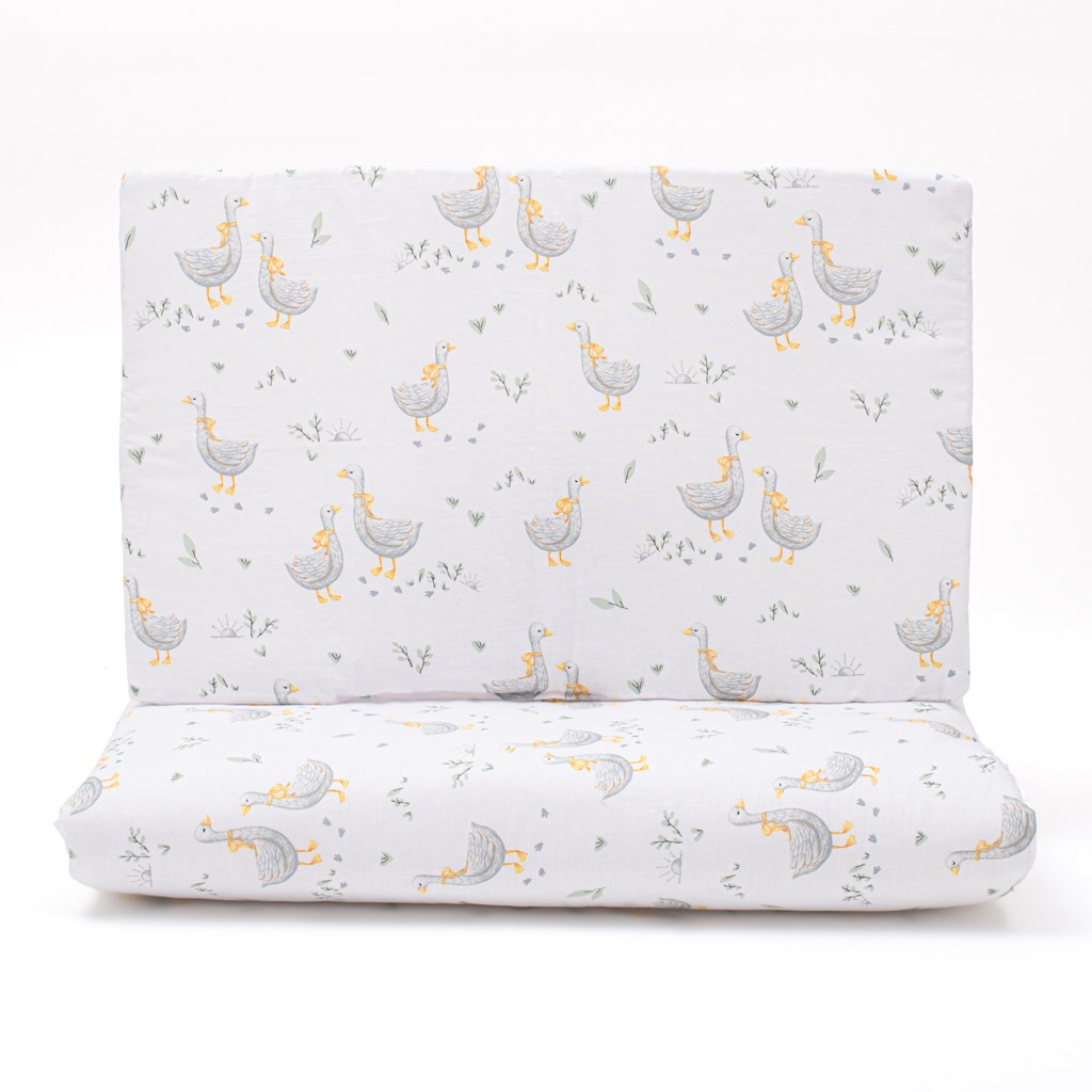 Bavlnený set do postieľky s výplňou New Baby Husičky 90x120 cm