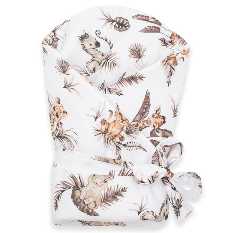 Detská zavinovačka New Baby Safari 80x80 cm